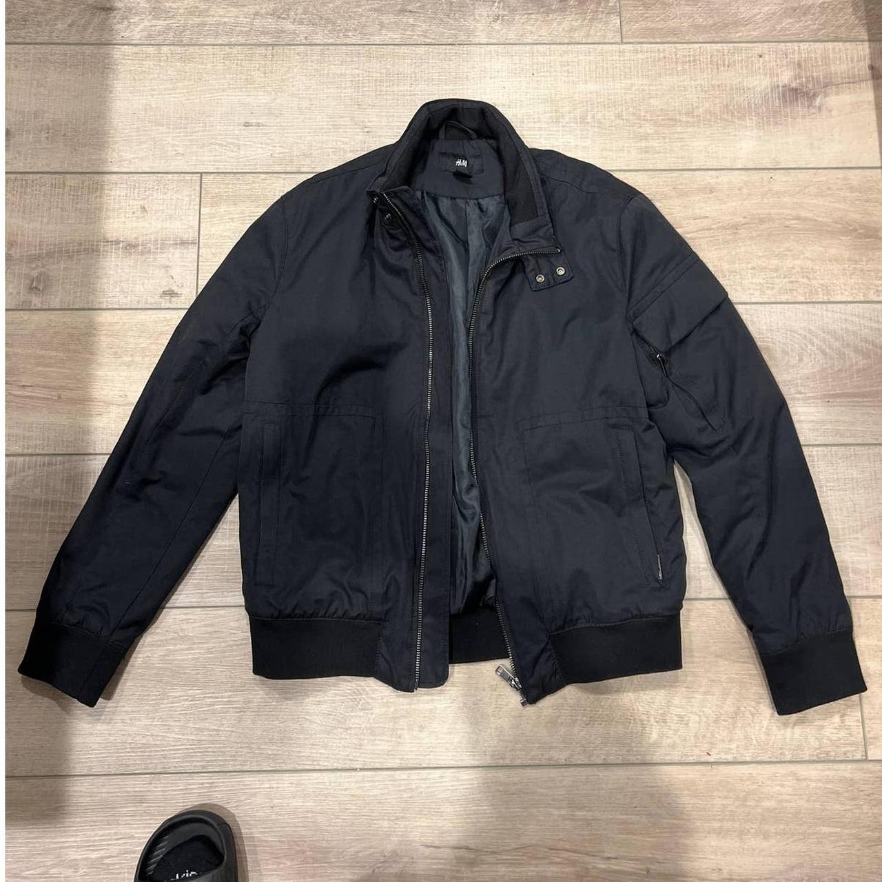 Mens black outlet bomber jacket h&m