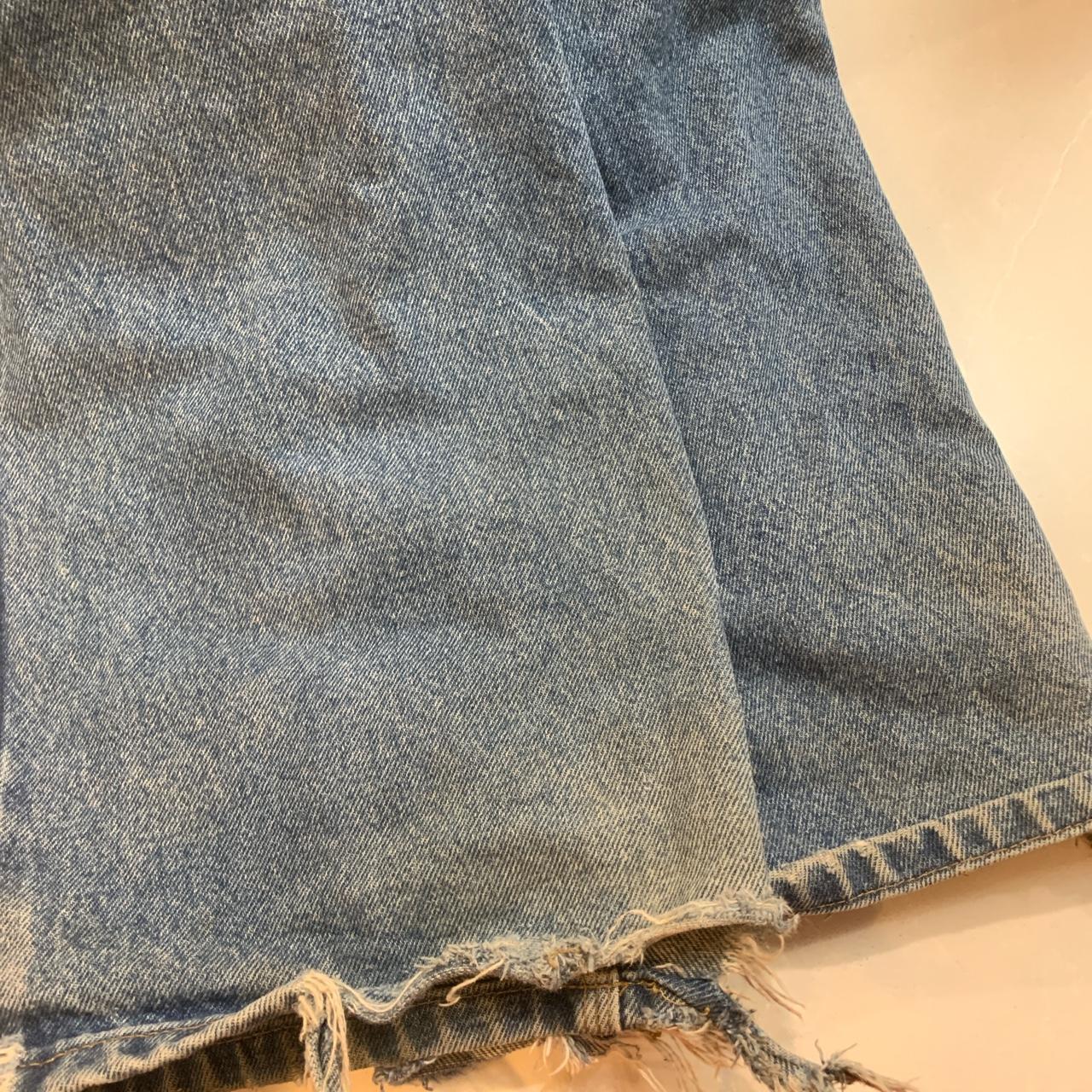 carhartt denim jeans rough around the edges but... - Depop