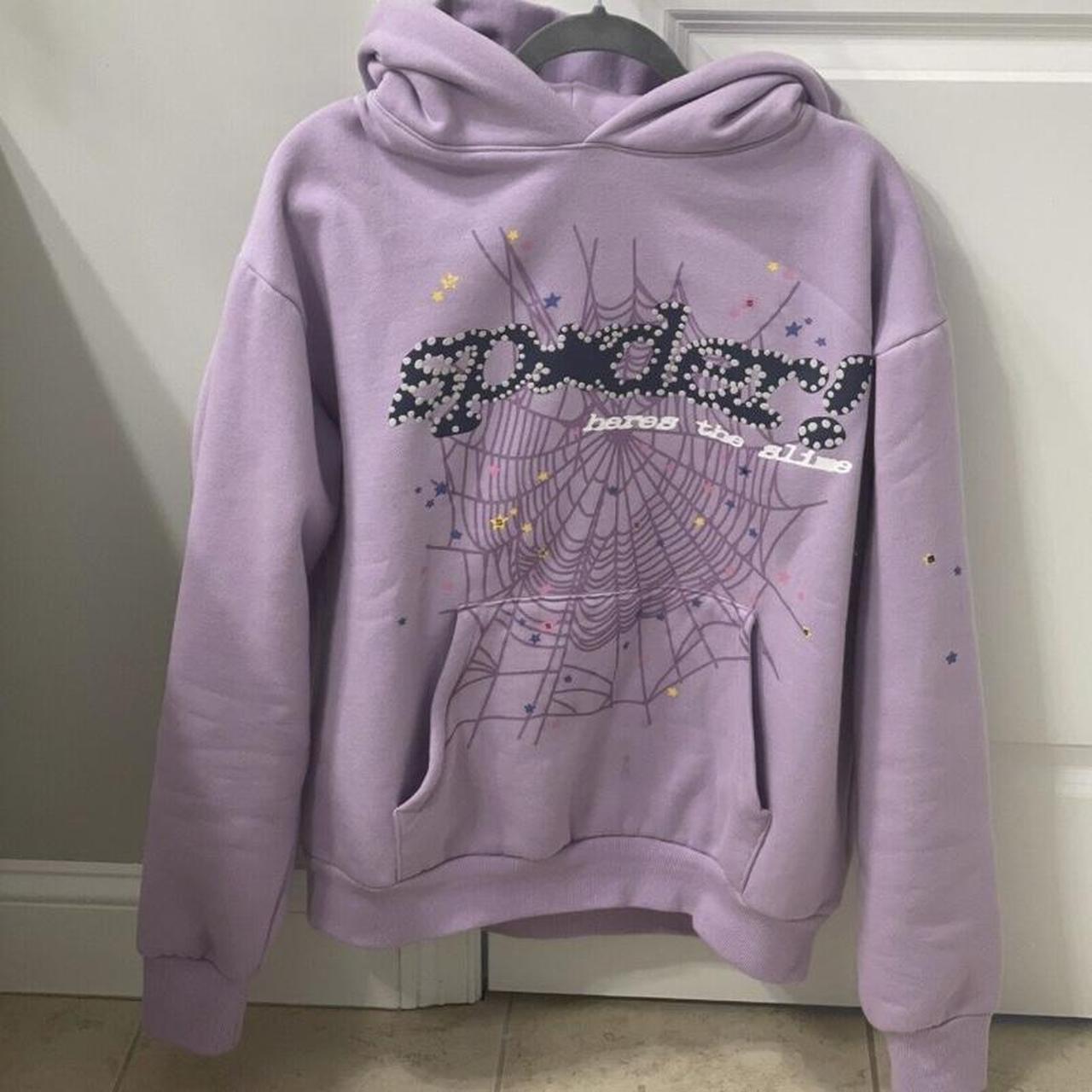 Purple Spider hoodie - Depop