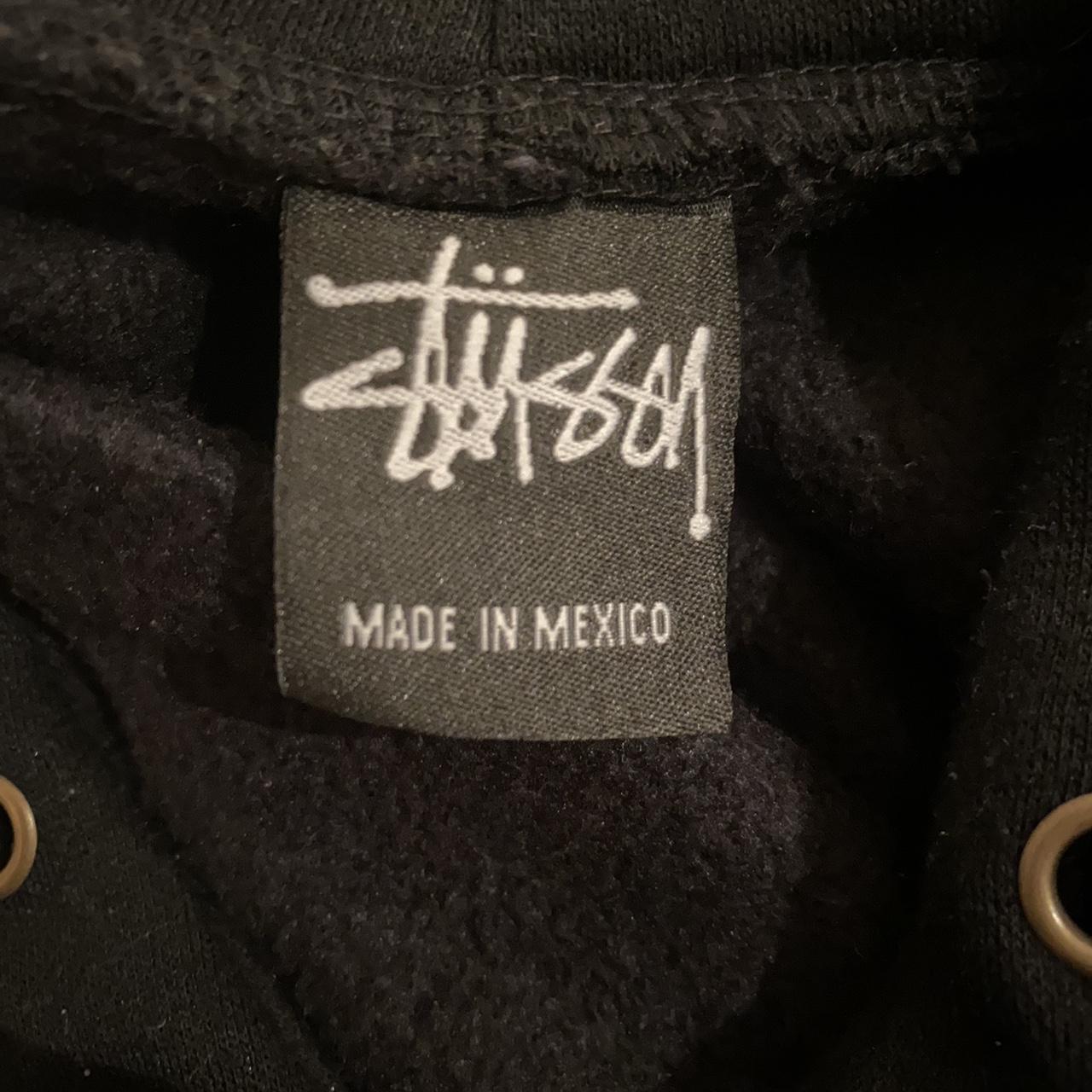 black stussy international hoodie size large - Depop