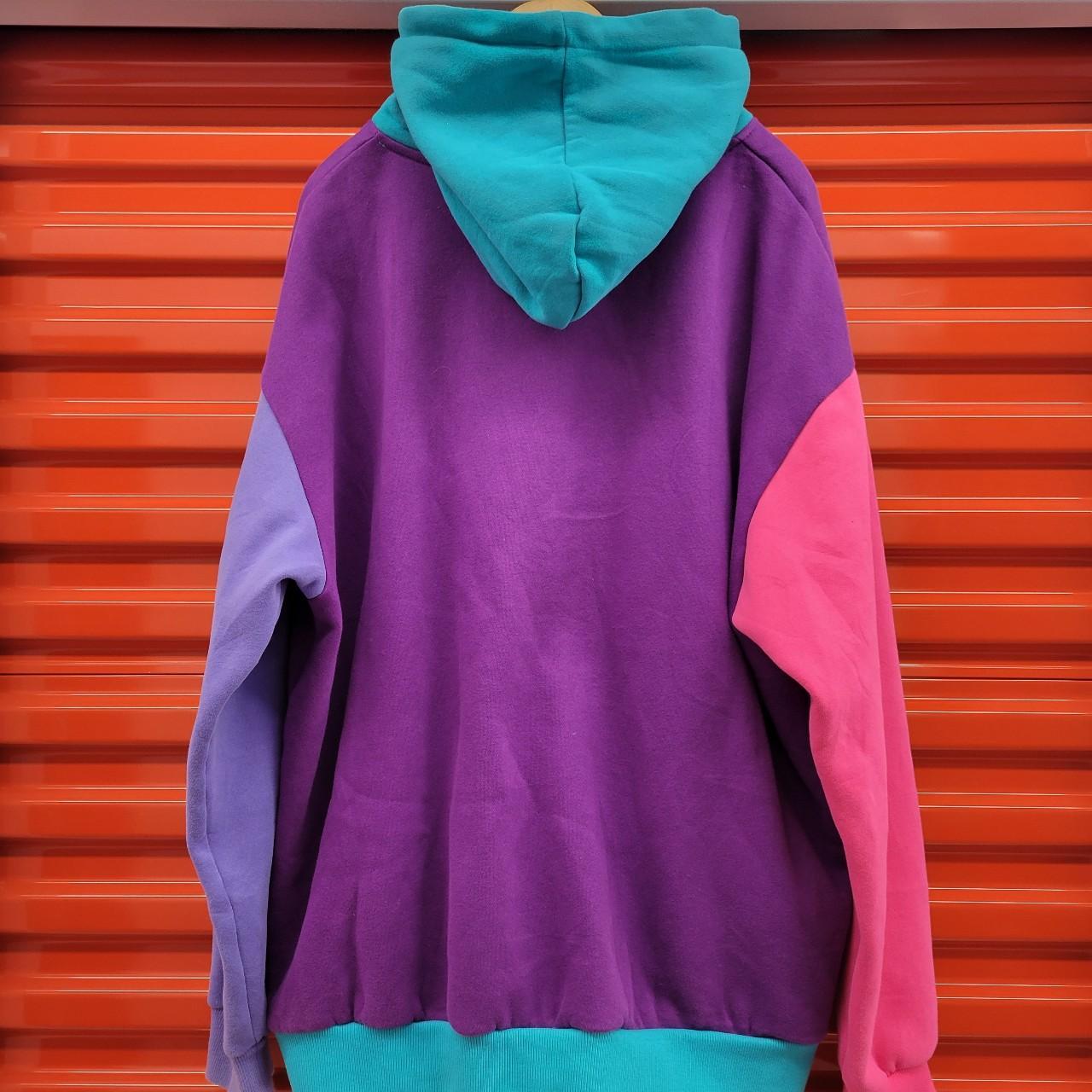 Purple Color Block Hoodie Champion Purple Colorblock Hoodie
