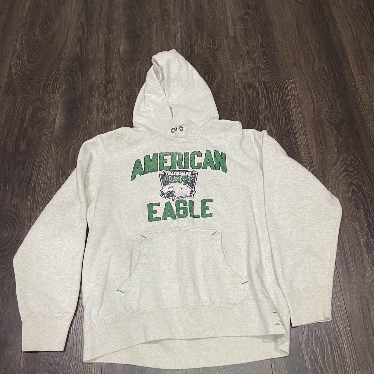 Vintage American Eagle Outfitters grey and green... - Depop