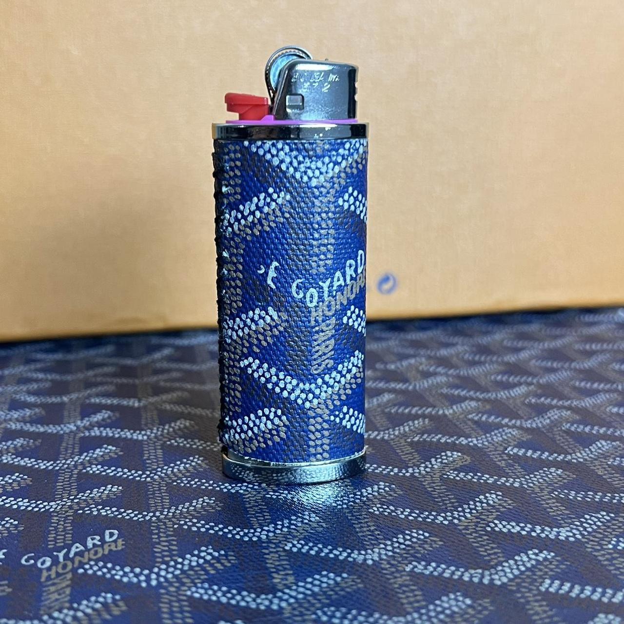 Authentic Goyard Navy Blue Goyardine Custom Bic... Depop