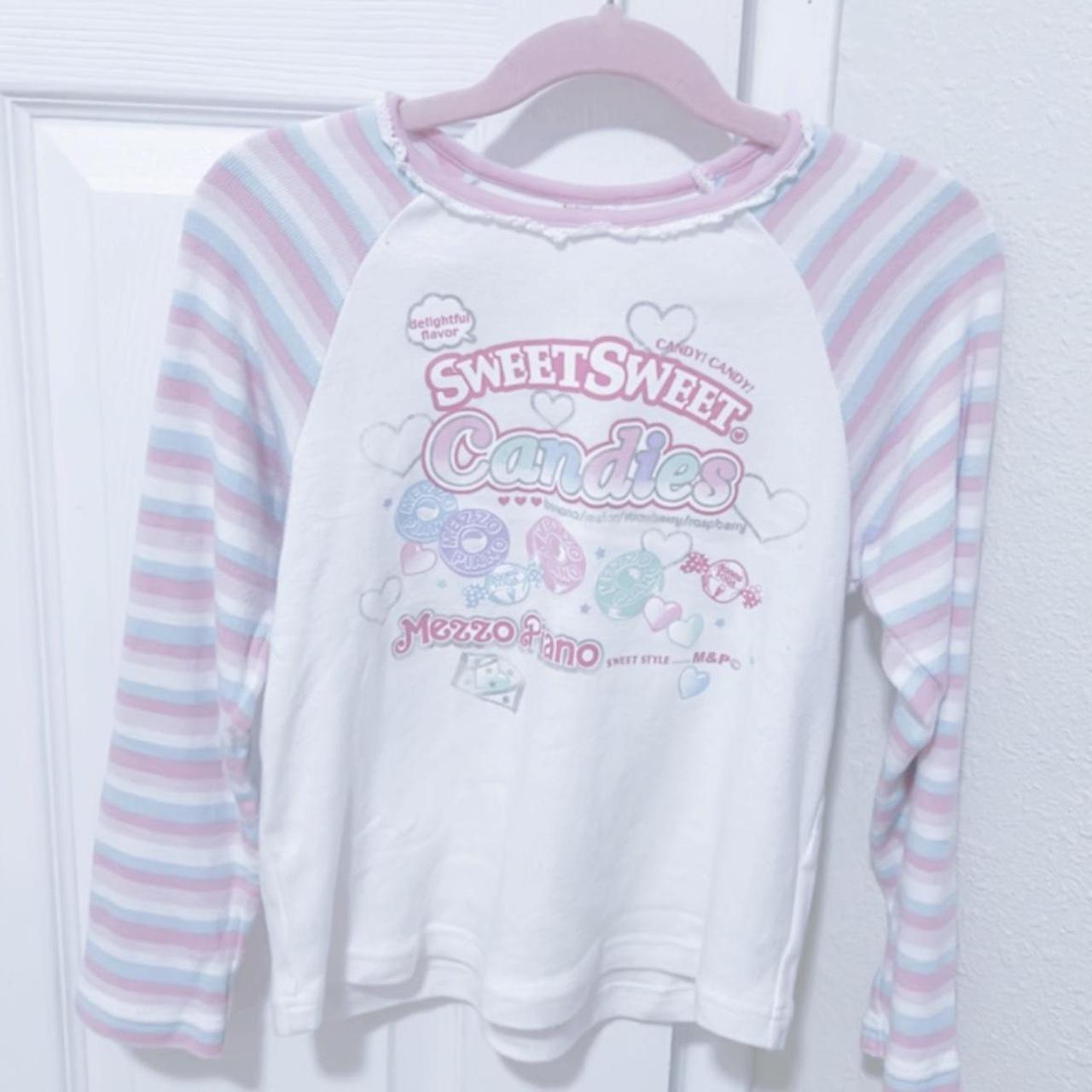 ꒰ mezzo piano top ꒱ 🍬 ⌢ 110cm  | Depop