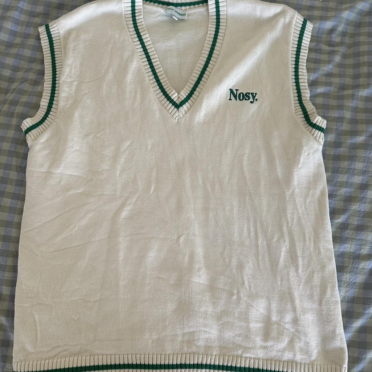 Nosy Norms sweater vest - worn 2 times like new,... - Depop
