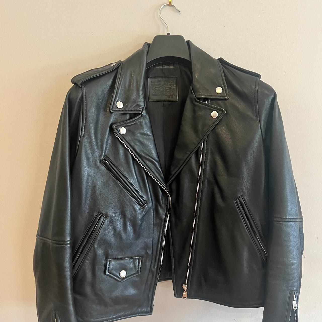 Levi's relaxed sale leather moto jacket