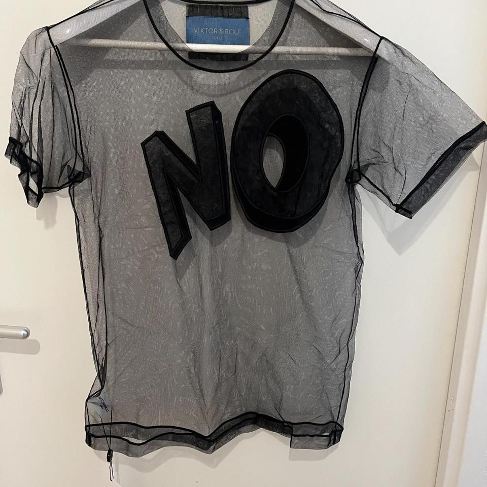 VIKTOR&ROLF NOプリント メッシュTシャツ