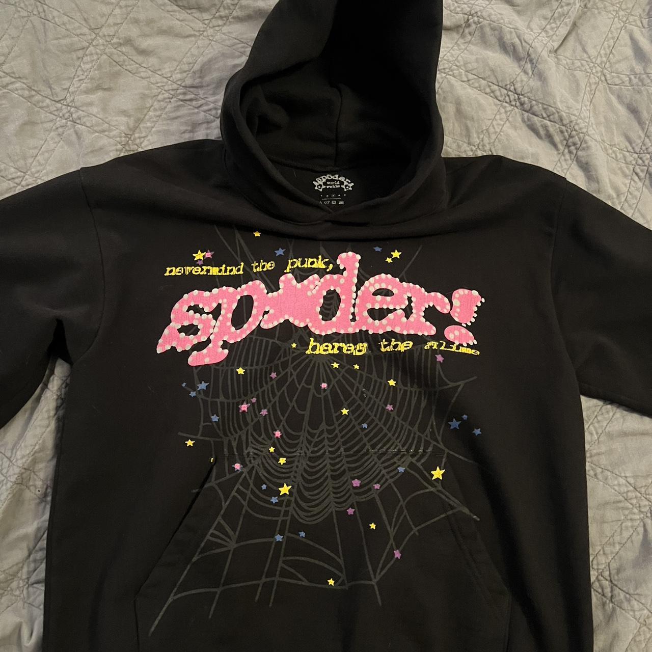 Sp5der p*nk v2 Size: Large Worn 3 times for | Depop
