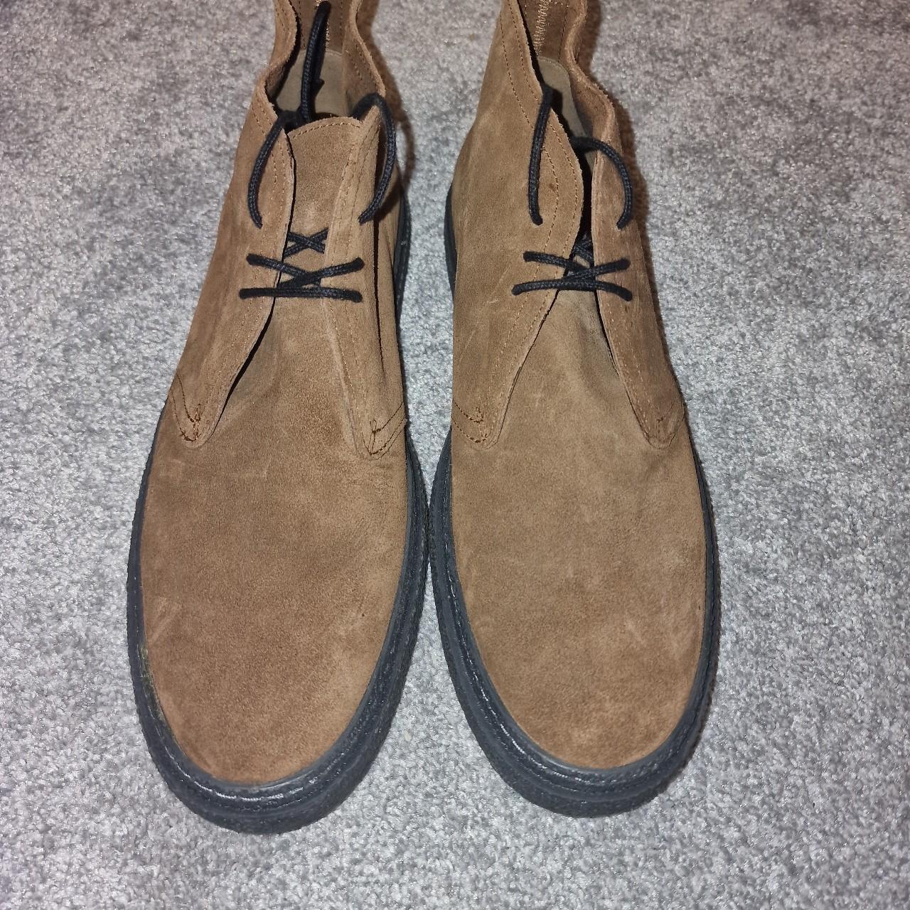 Fred Perry 11 suede tan brown Chukka outlets shoes