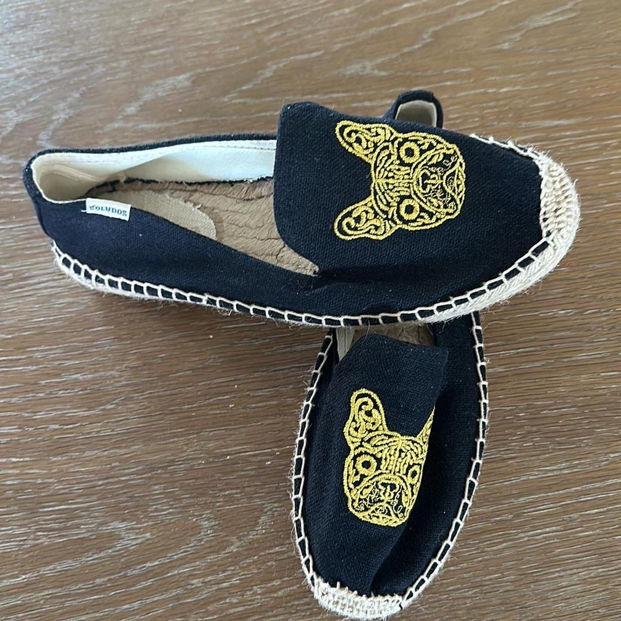 Soludos French Bulldog Espadrilles. These black and. Depop