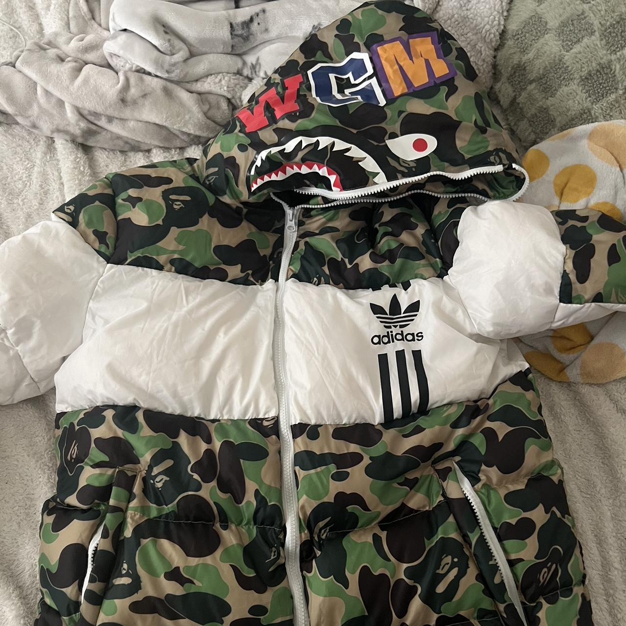 Fake adidas 2024 bape jacket