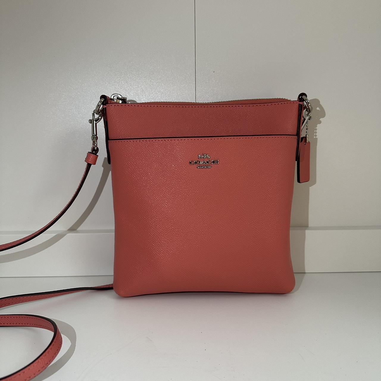 Coach coral clearance crossbody bag