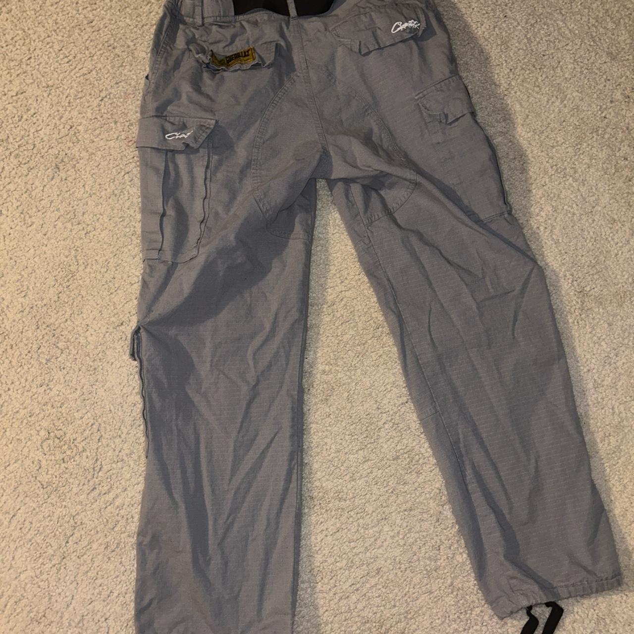 CORTEIZ GRAY GUIERRA CARGO PANTS got a little bleach... - Depop