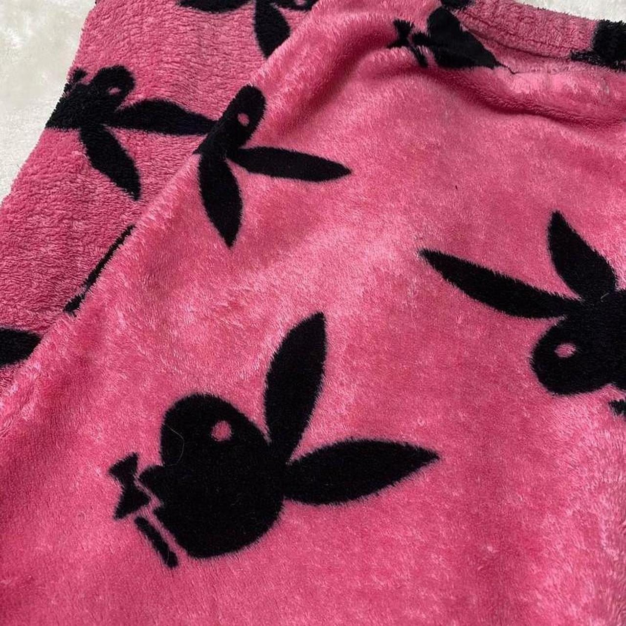 Playboy rare pajama pants Hot pink has a brown... Depop
