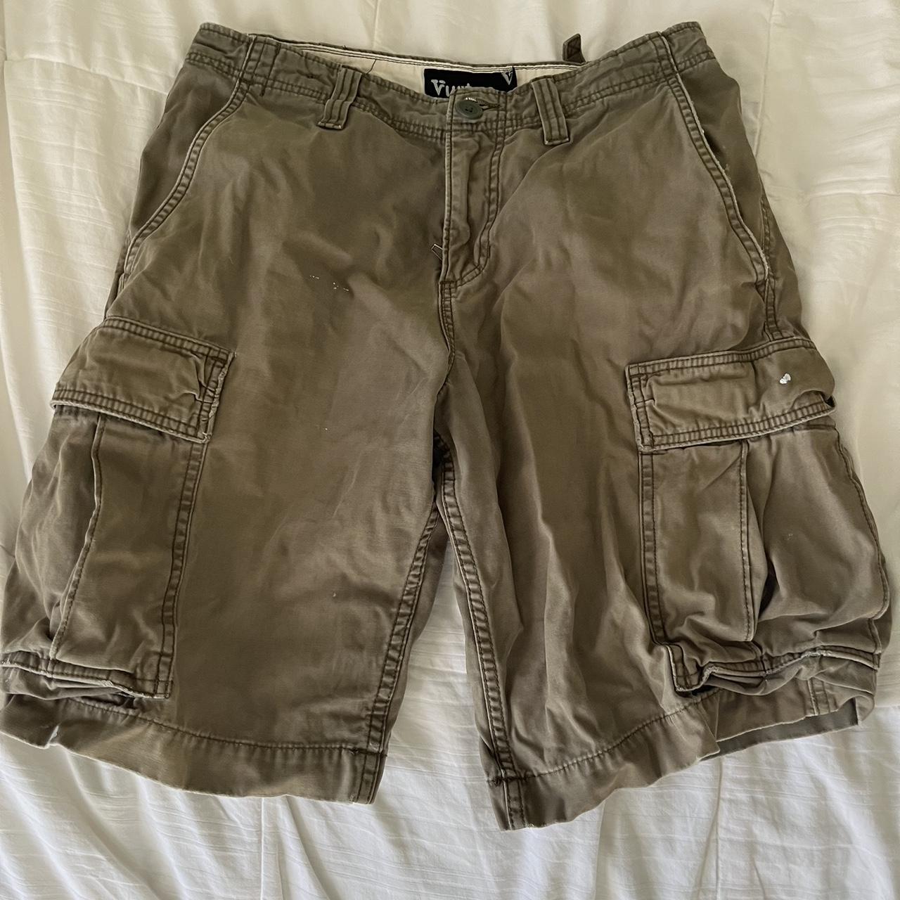 Cargo Shorts 2 small paint spots on front but... - Depop