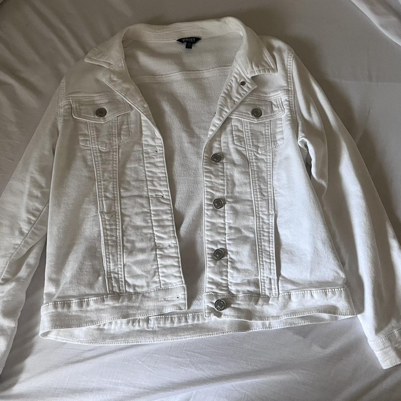 Buffalo white sales jean jacket