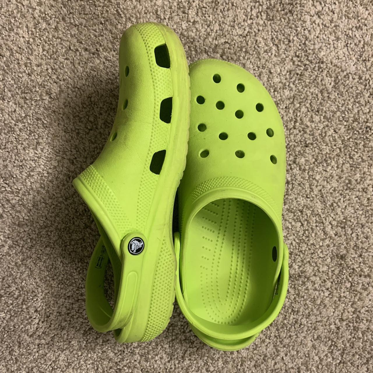 Neon Green Crocs - Depop