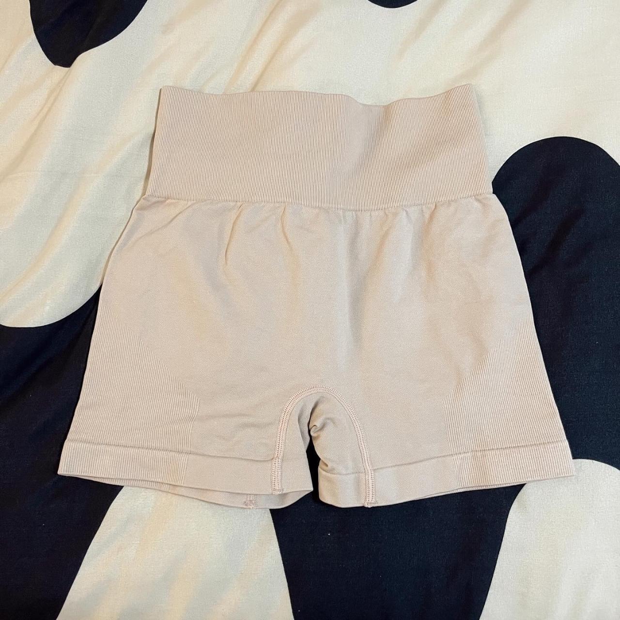 baby pink biker shorts