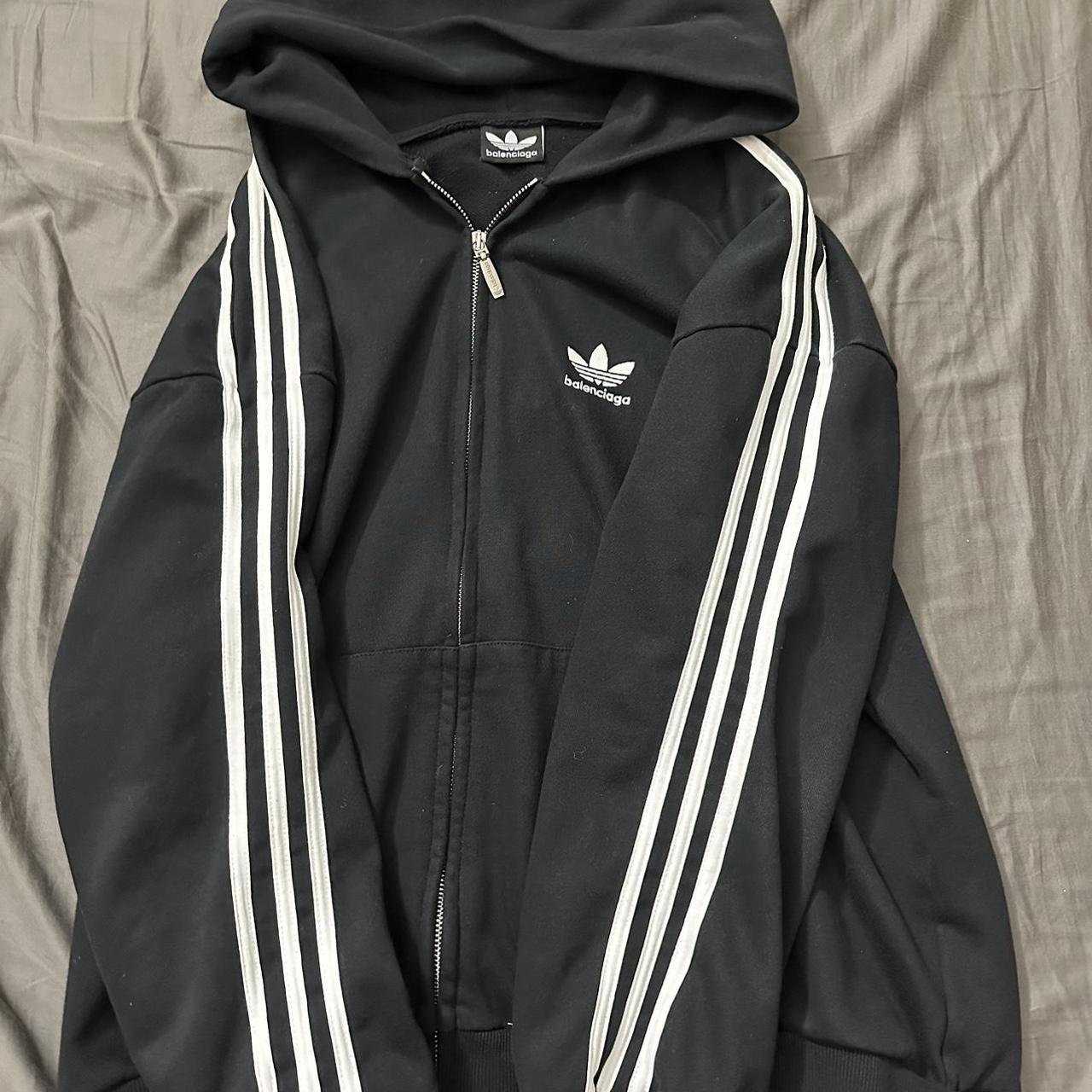 Adidas Balenciaga zip up Size L Very good item... - Depop