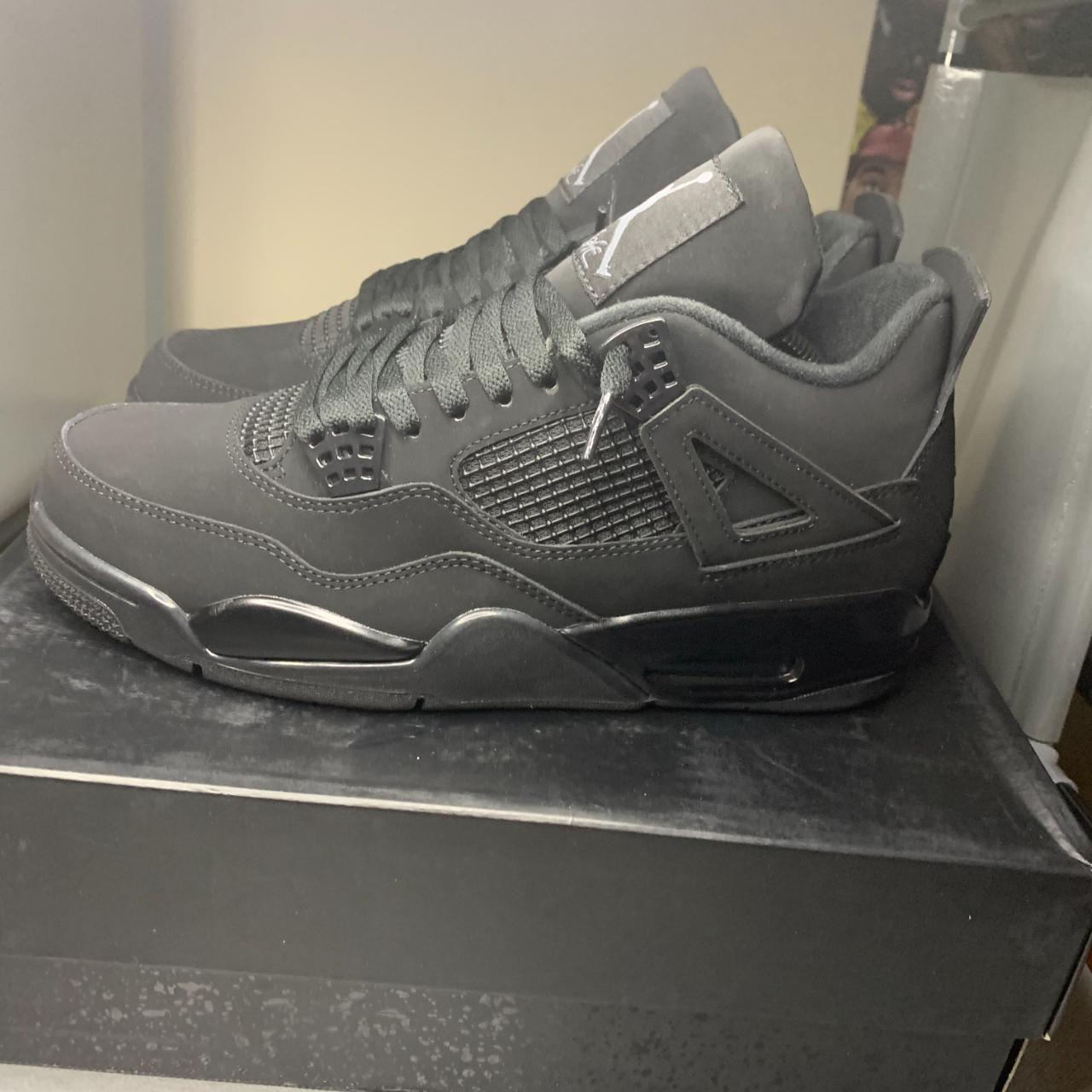 COMES WITH CREASE PROTECTERS. (unpackaged) Jordan 4... - Depop