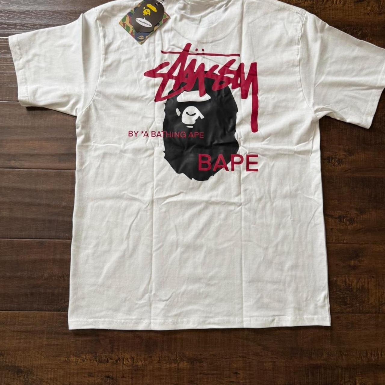Authentic bape x Stussy tee shirt | Depop
