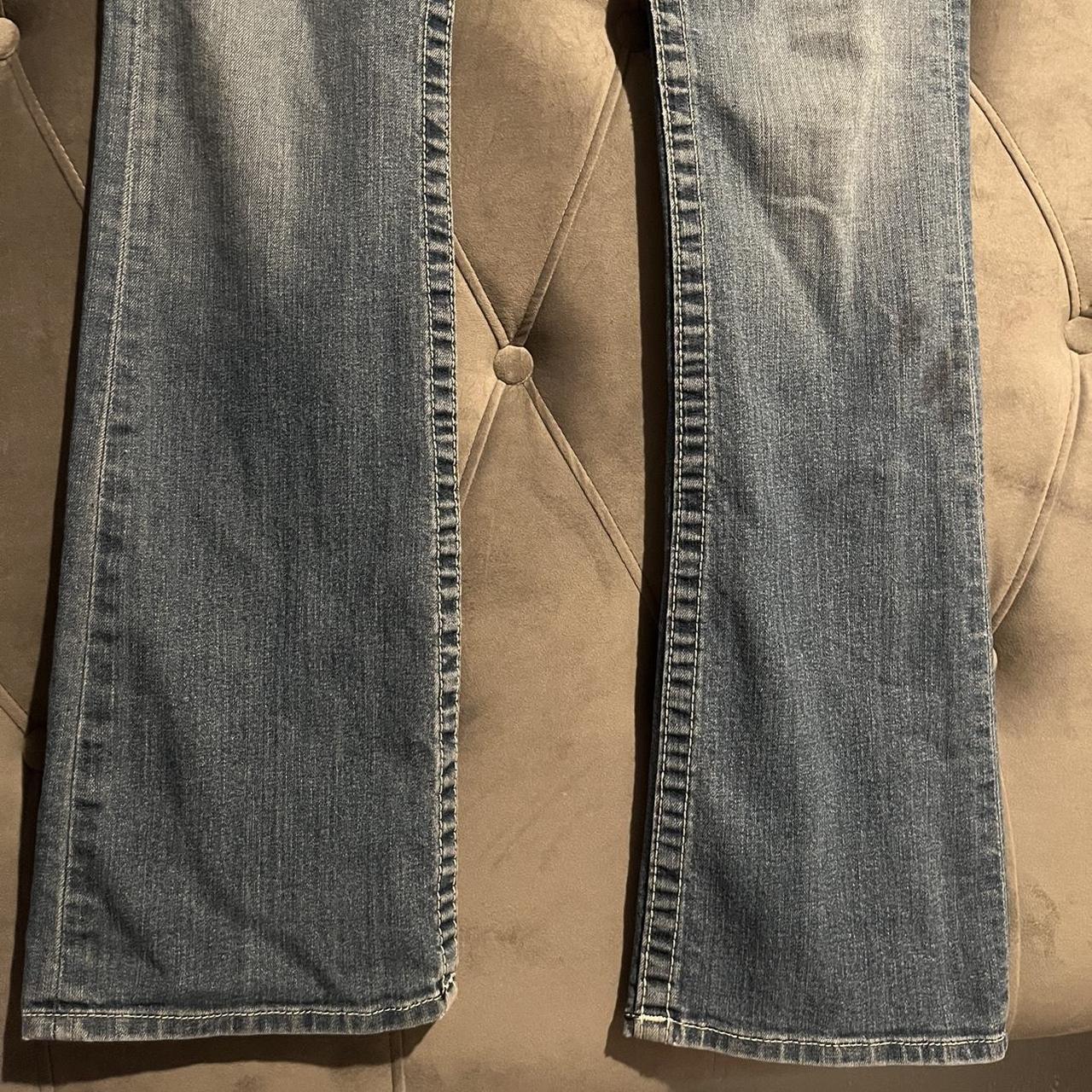 True Religion Denim Low Rose Boot Cut Jeans Size... - Depop