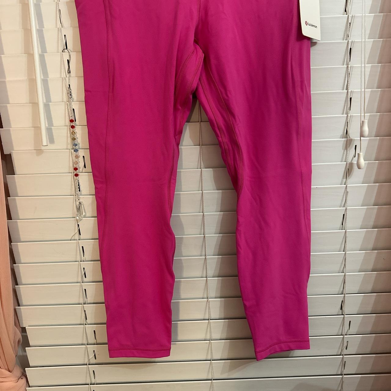 Sonic Pink Lululemon Align Pants 25” Size 12 with