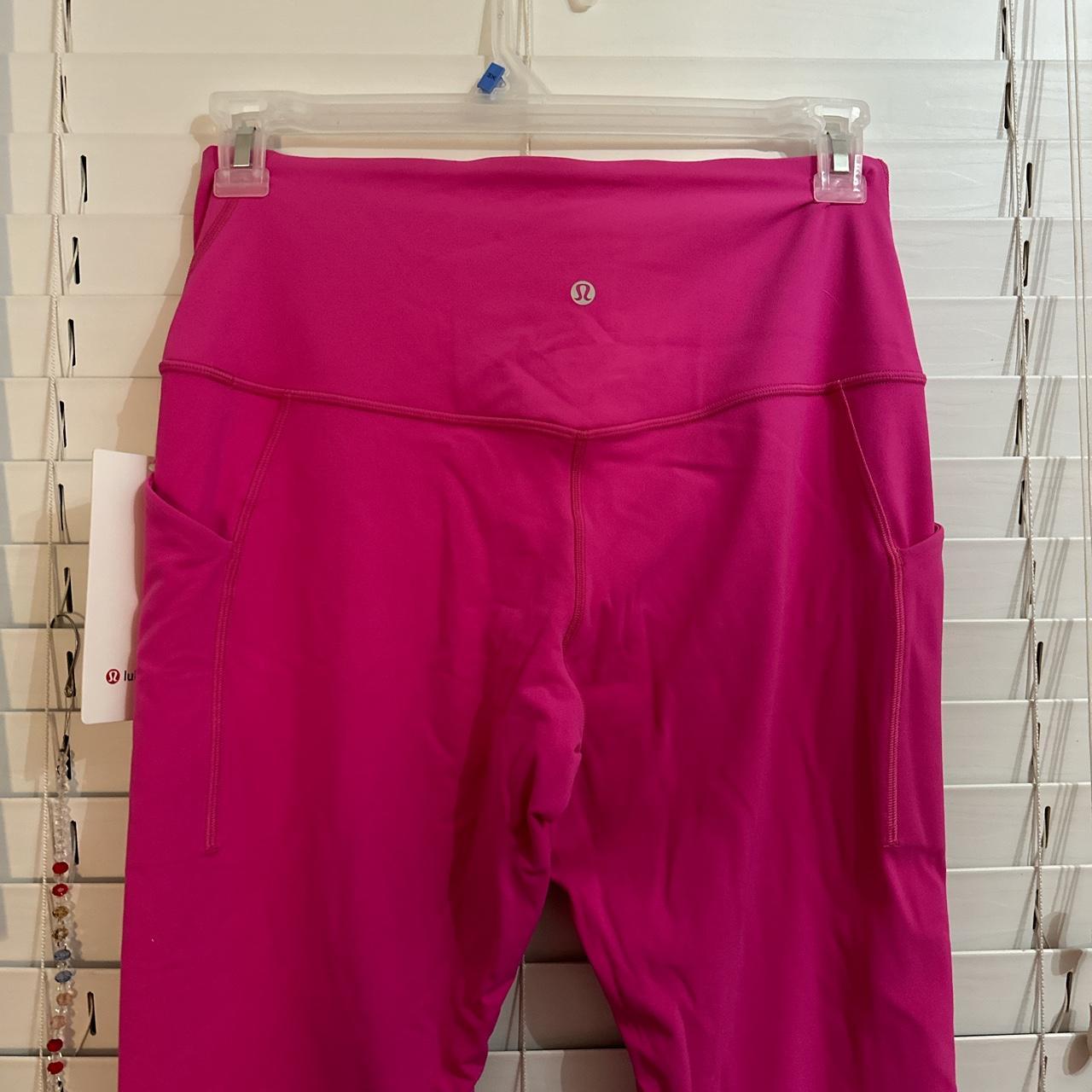 Sonic Pink Lululemon Align Pants 25” Size 12 with