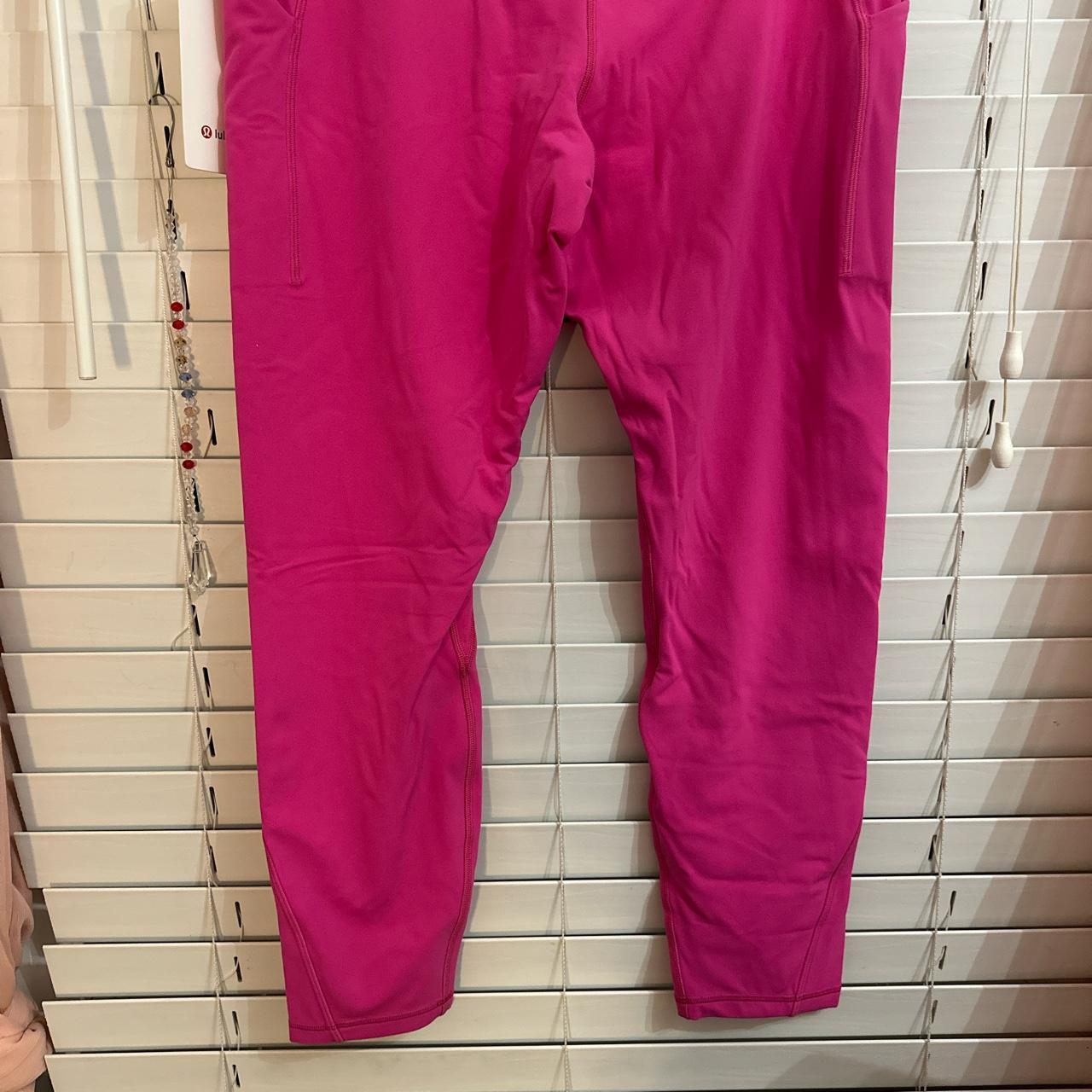 Sonic Pink Lululemon leggings , Never worn, in