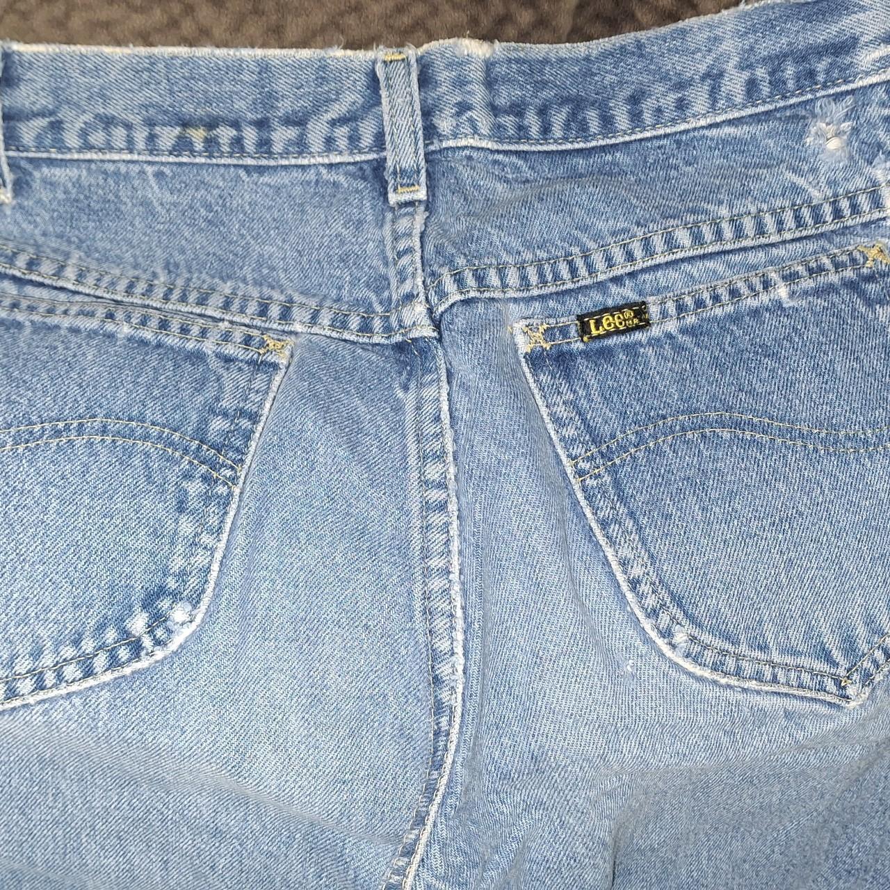 Lee Women's Jeans - Blue - 28" – Light blue vinta… - image 1