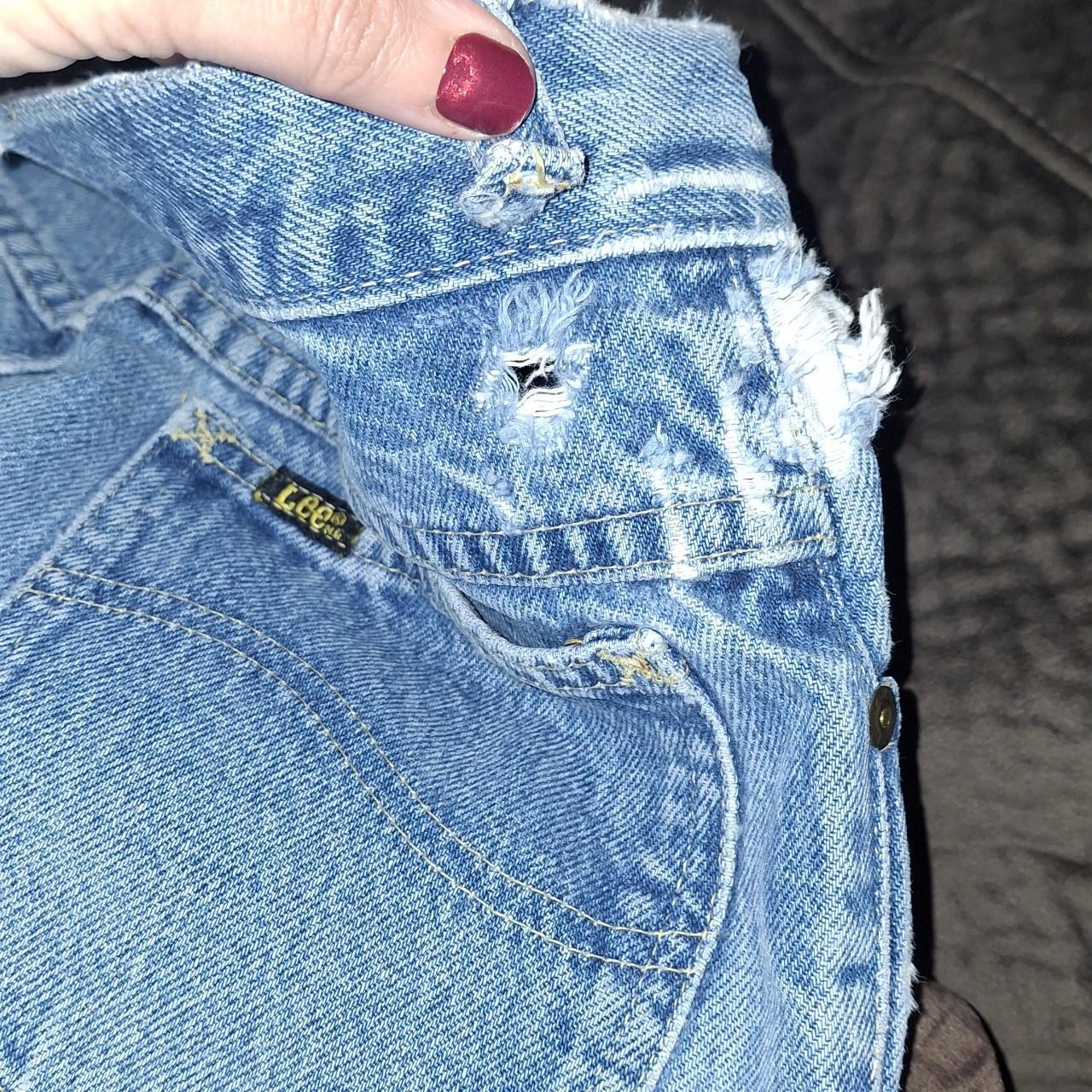 Lee Women's Jeans - Blue - 28" – Light blue vinta… - image 7