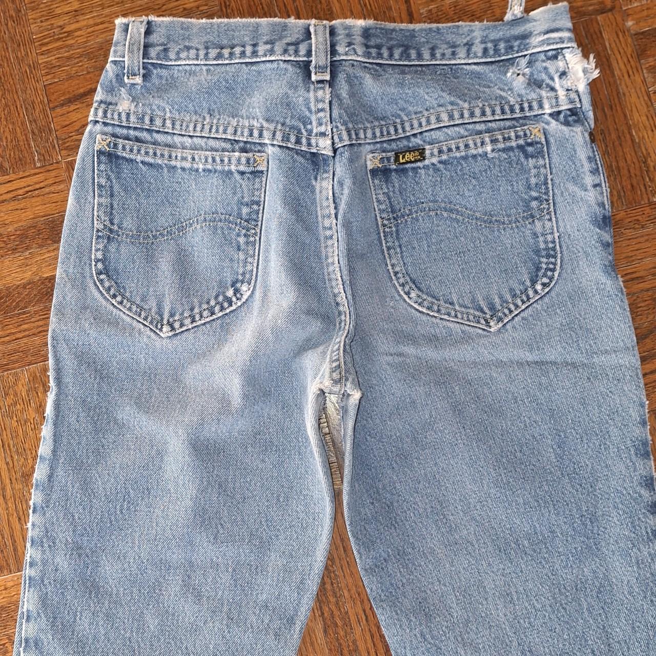 Lee Women's Jeans - Blue - 28" – Light blue vinta… - image 3