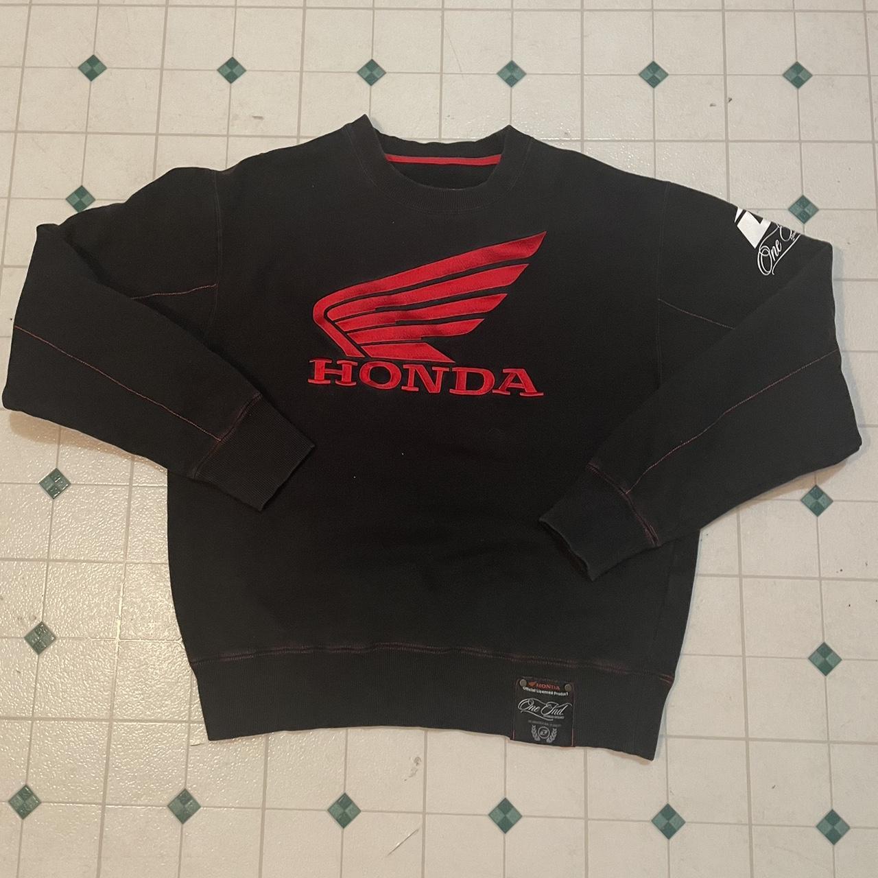 medium honda sweater, great condition #sweater #honda - Depop