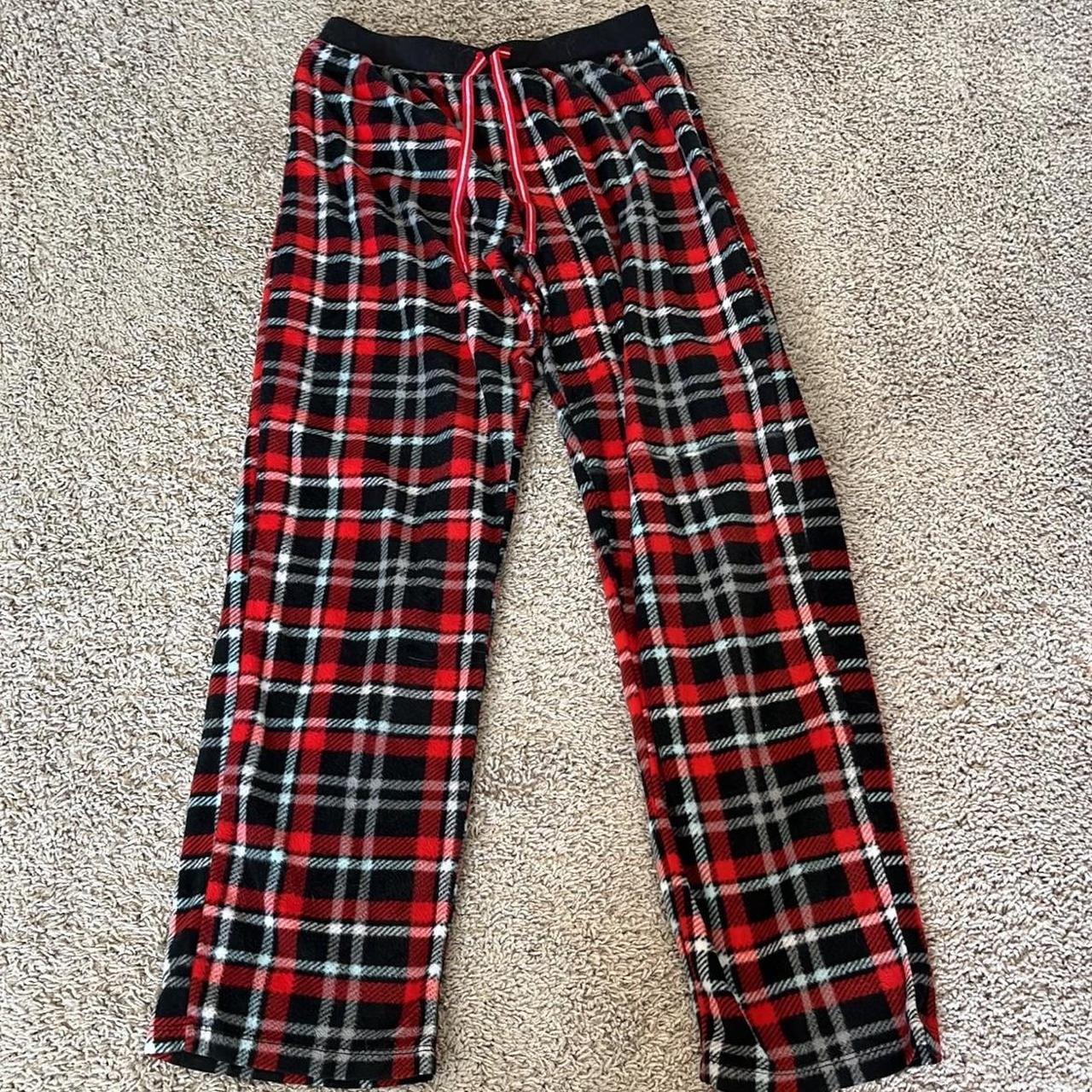 Soft plaid pajama pants. Size medium. Slightly worn... - Depop