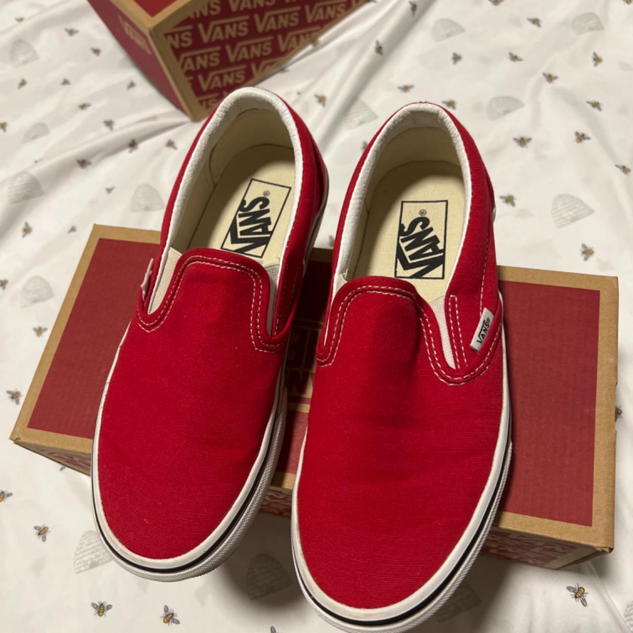 Yellow slip on hot sale vans size 5