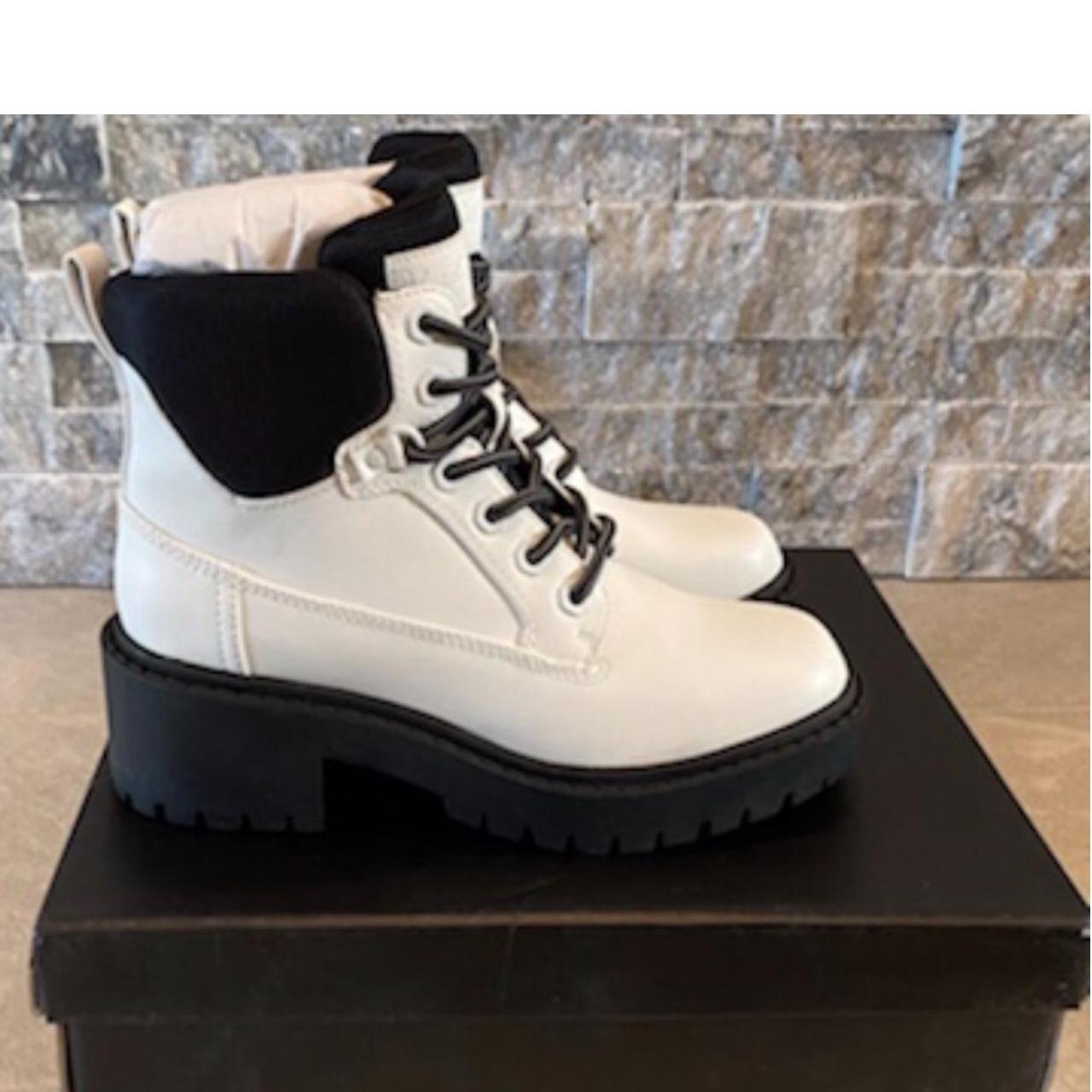 Kendall and kylie shop white combat boots