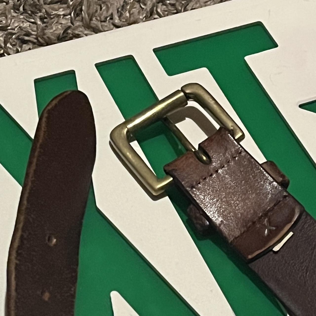 POLO RALPH LAUREN LEATHER BELT Genuine... - Depop