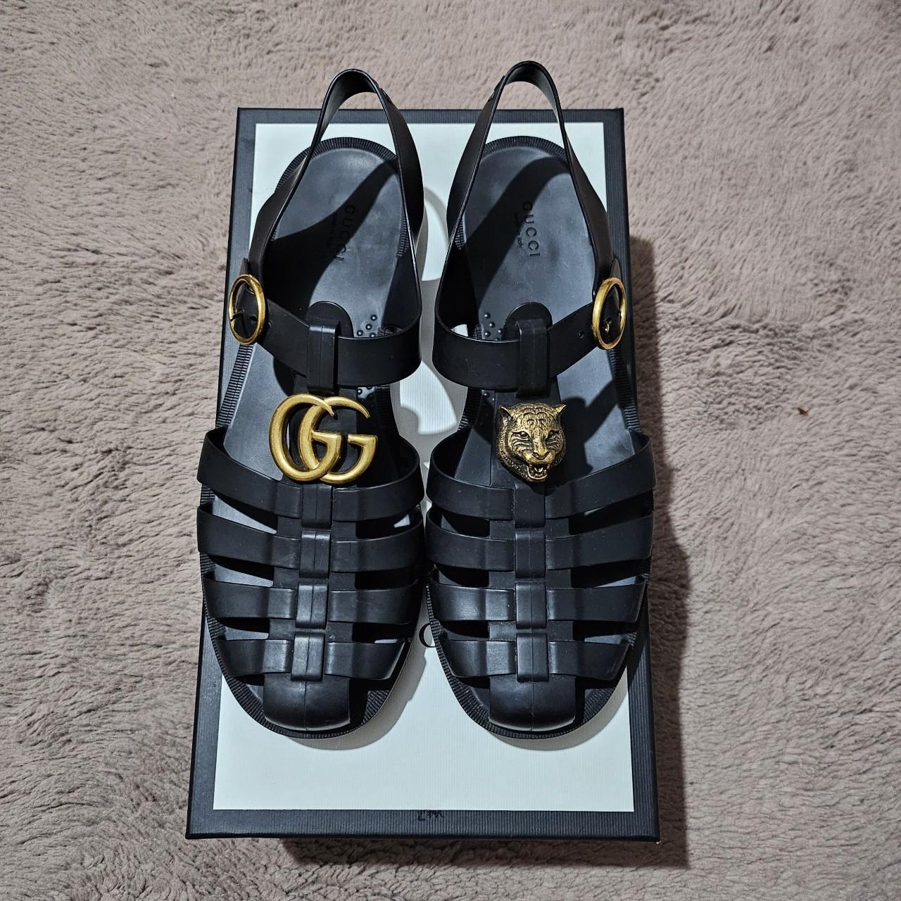 Gucci buckle strap online sandals