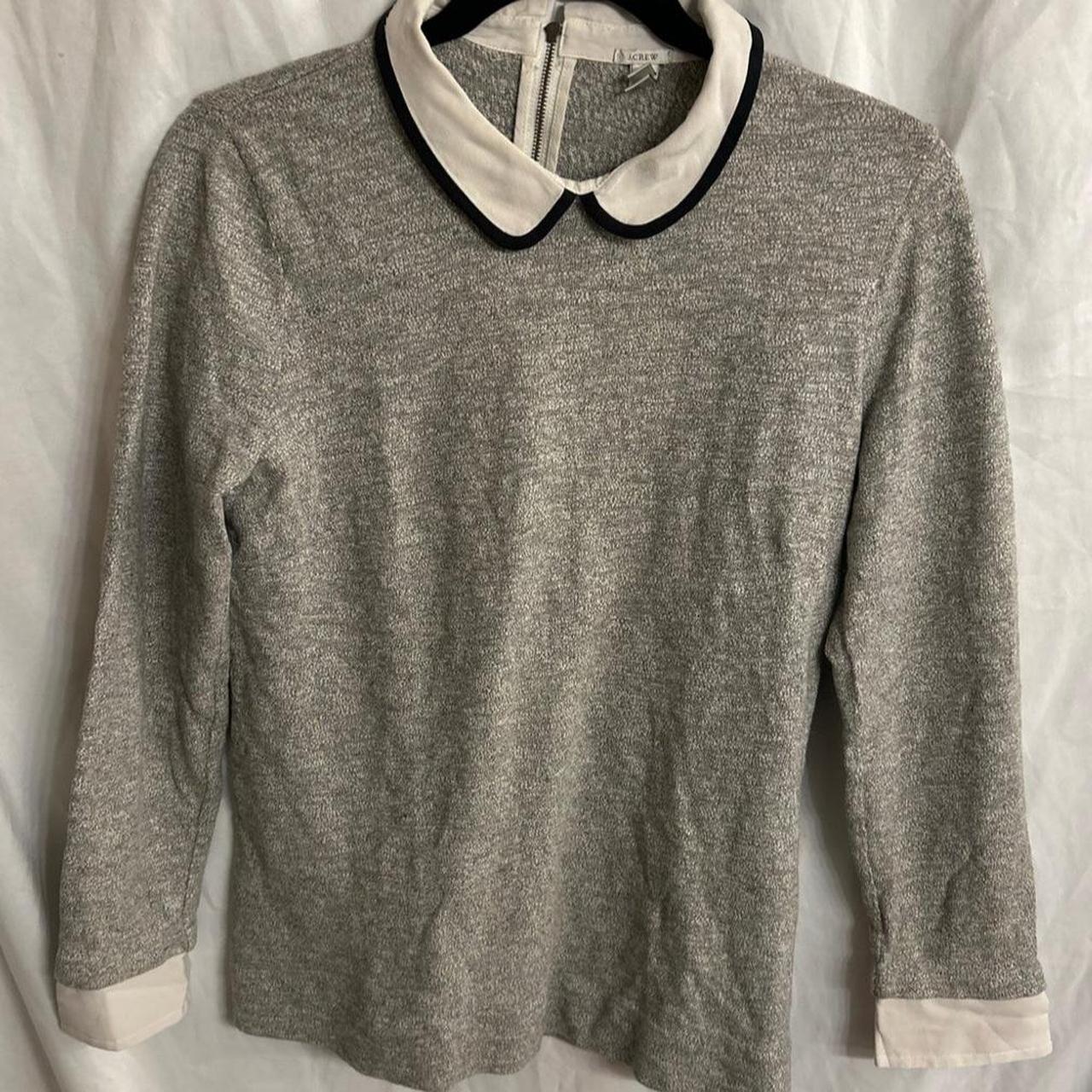 J crew peter pan collar outlet sweater