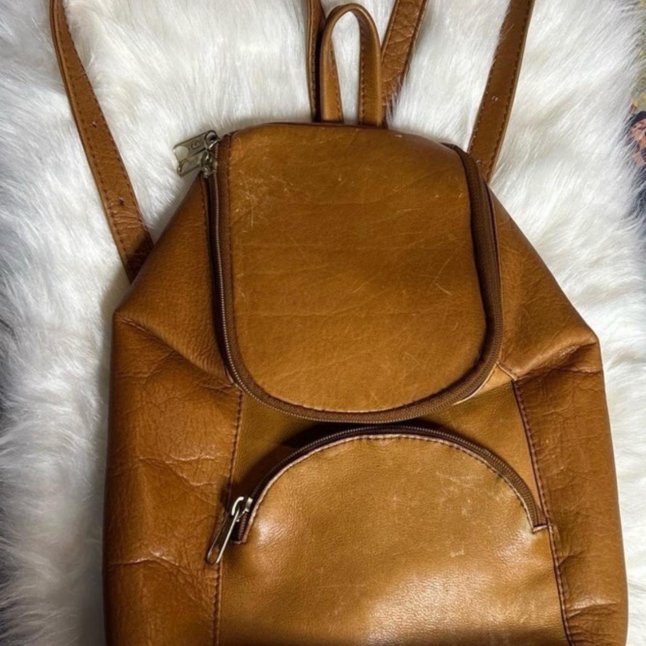Amazon.com: Fioretta Italian Genuine Leather Top Handle Backpack Purse  Shoulder Bag Handbag Rucksack For Women - Tan Brown : Clothing, Shoes &  Jewelry