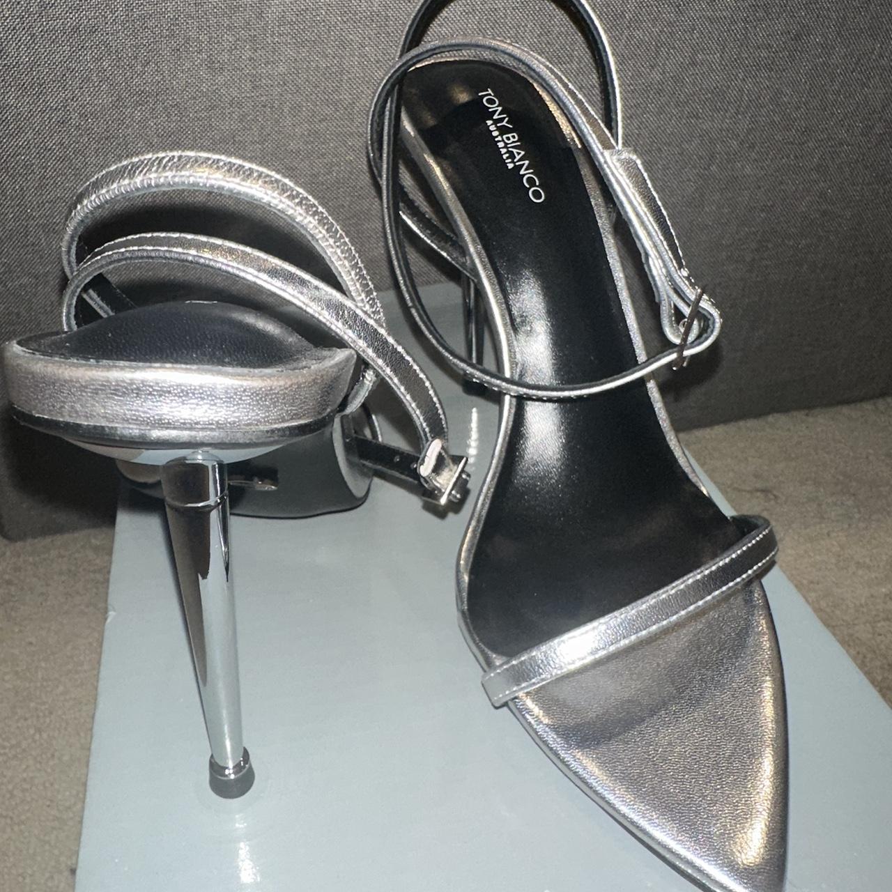 Tony bianco hot sale silver heels