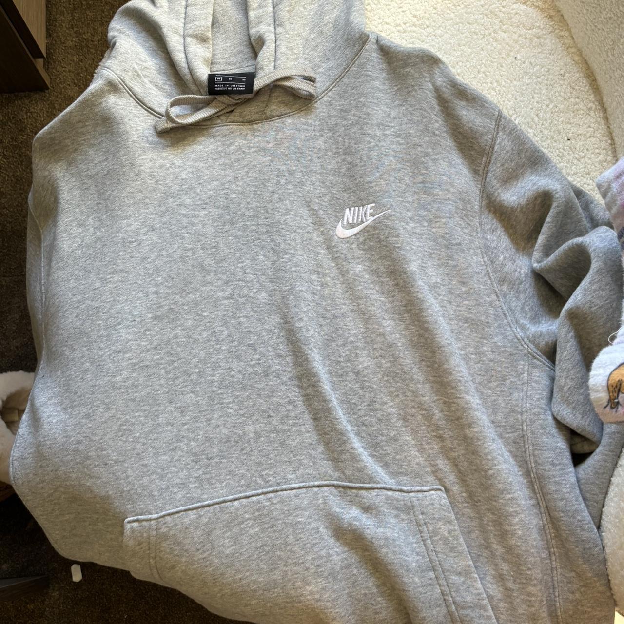 mens nike jumper grey