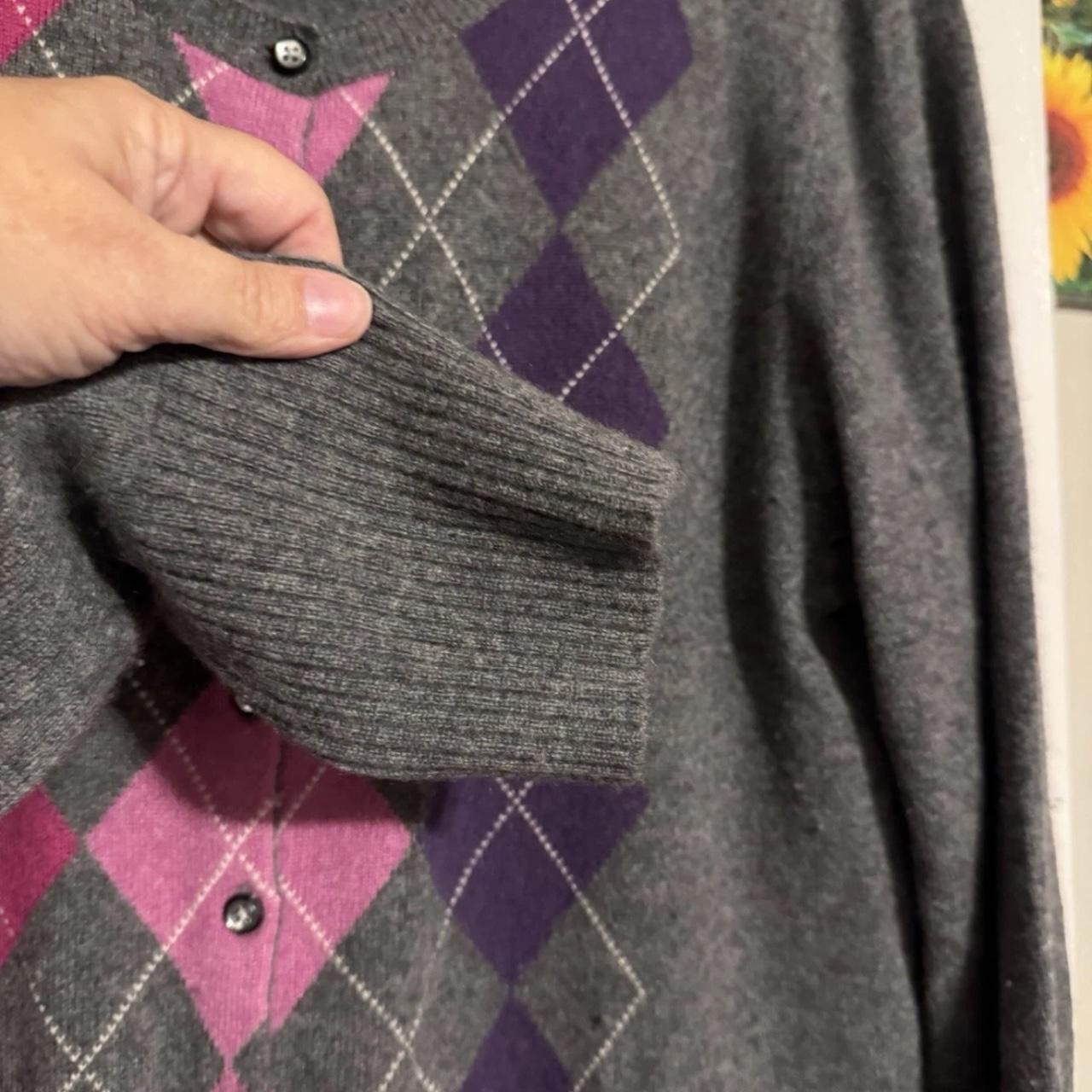 Apt. 9 Women's Cardigan - Grey/Multi - XL – APT 9… - image 2