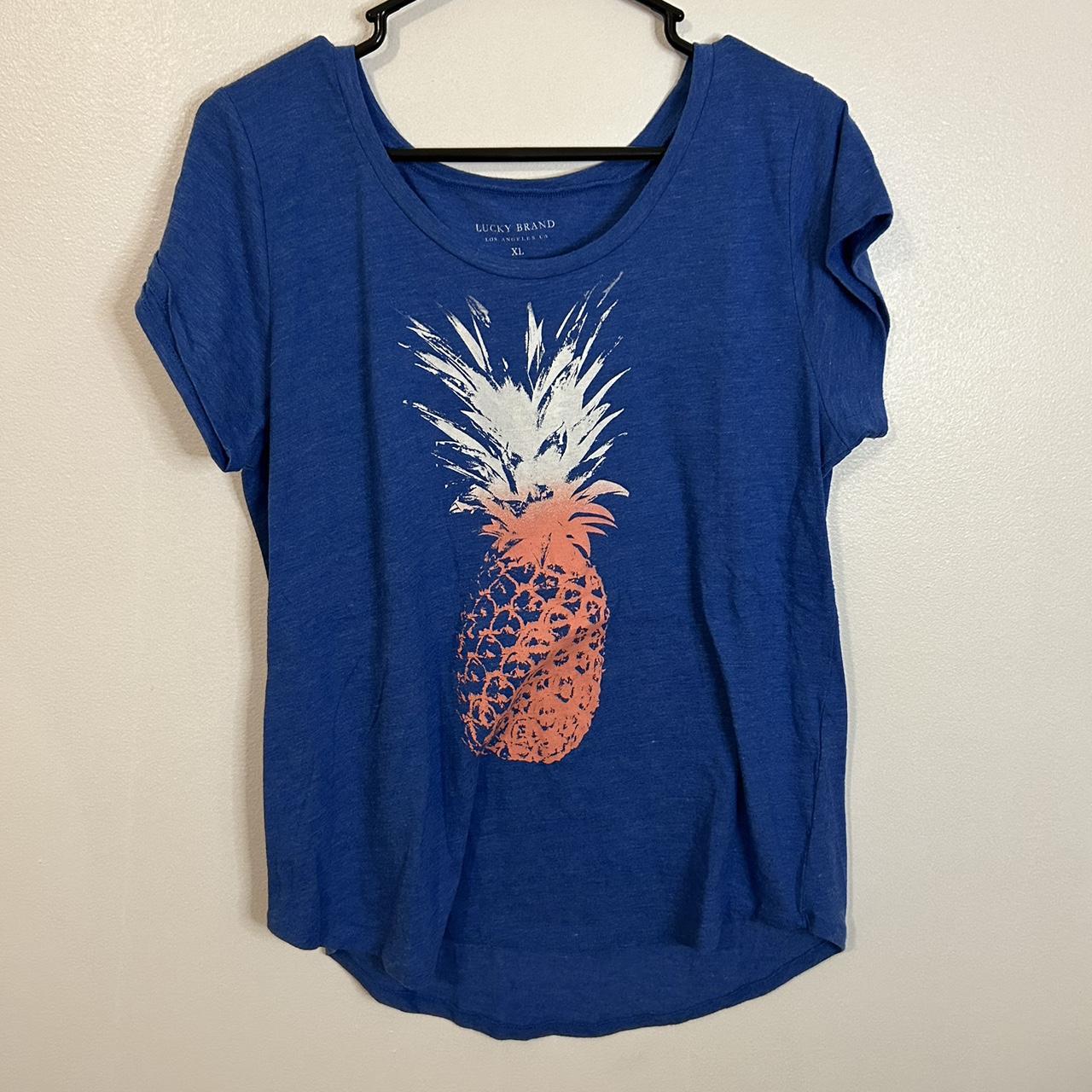 lucky brand pineapple shirt