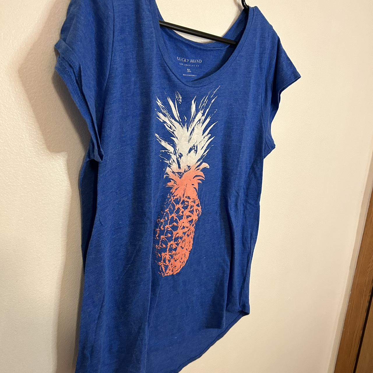 lucky brand pineapple shirt