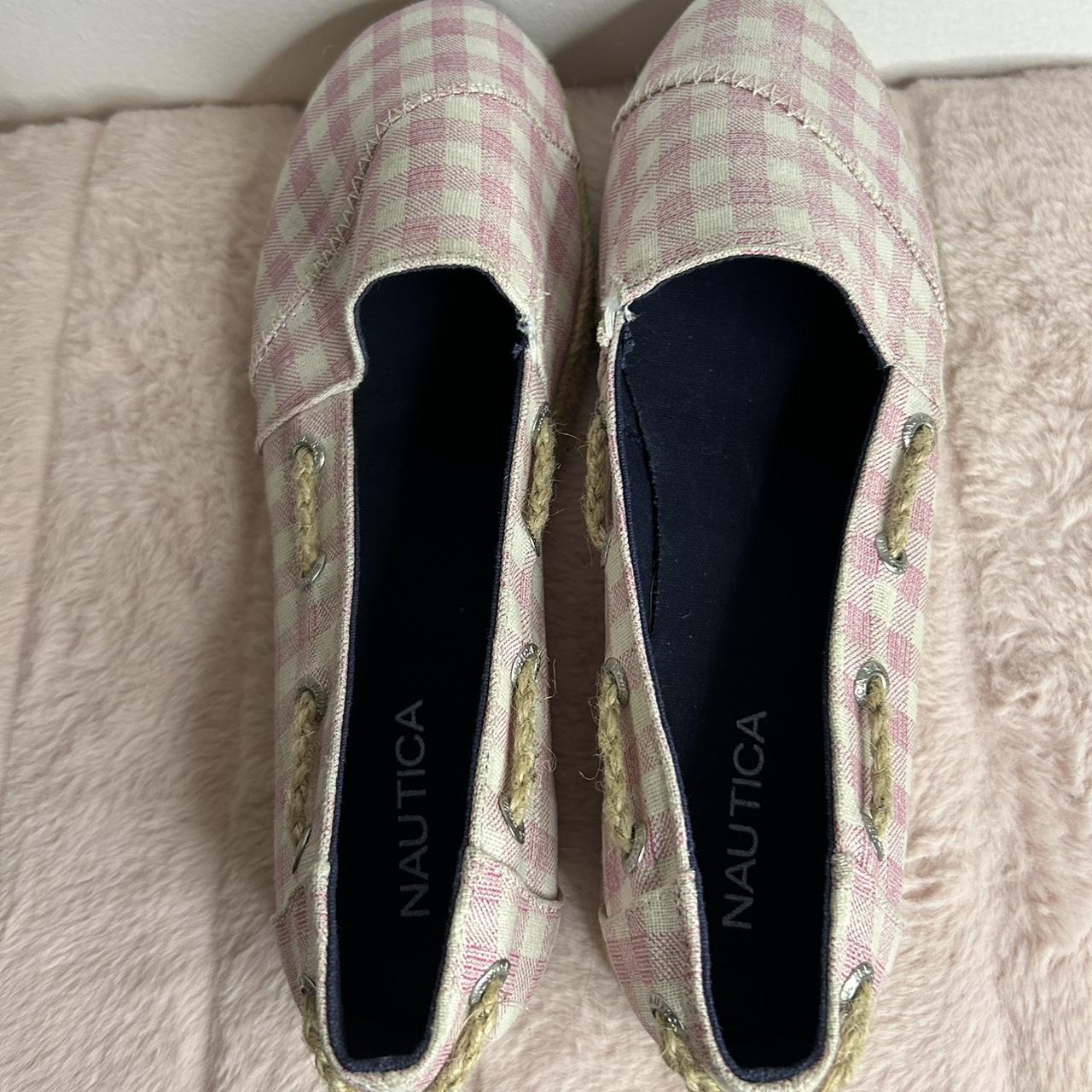 Pink nautica hot sale shoes