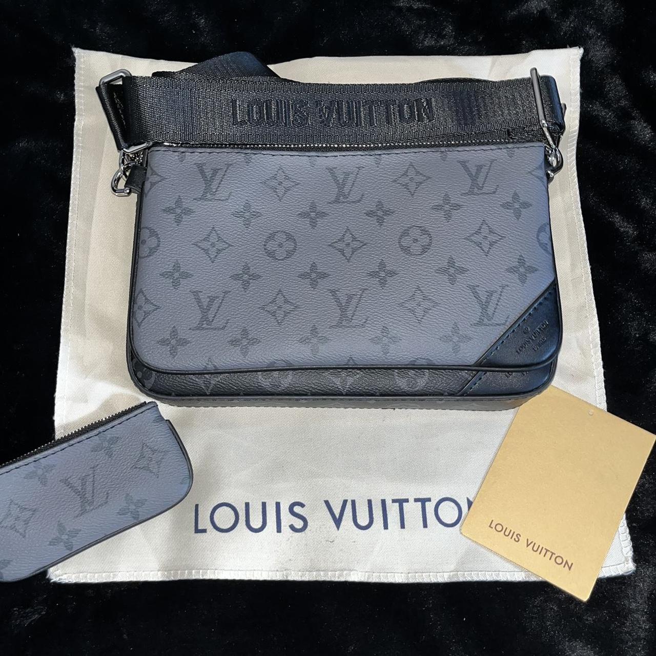 lv trio messenger never worn msg/dim for inquiries. - Depop