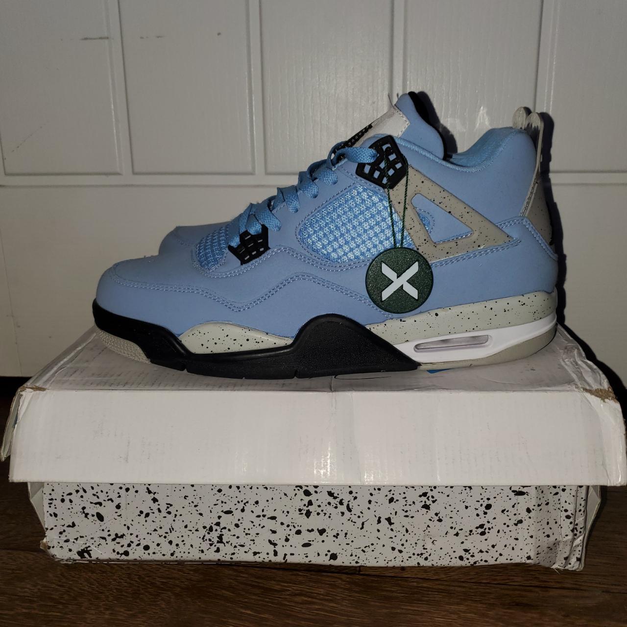 university blue jordans mens