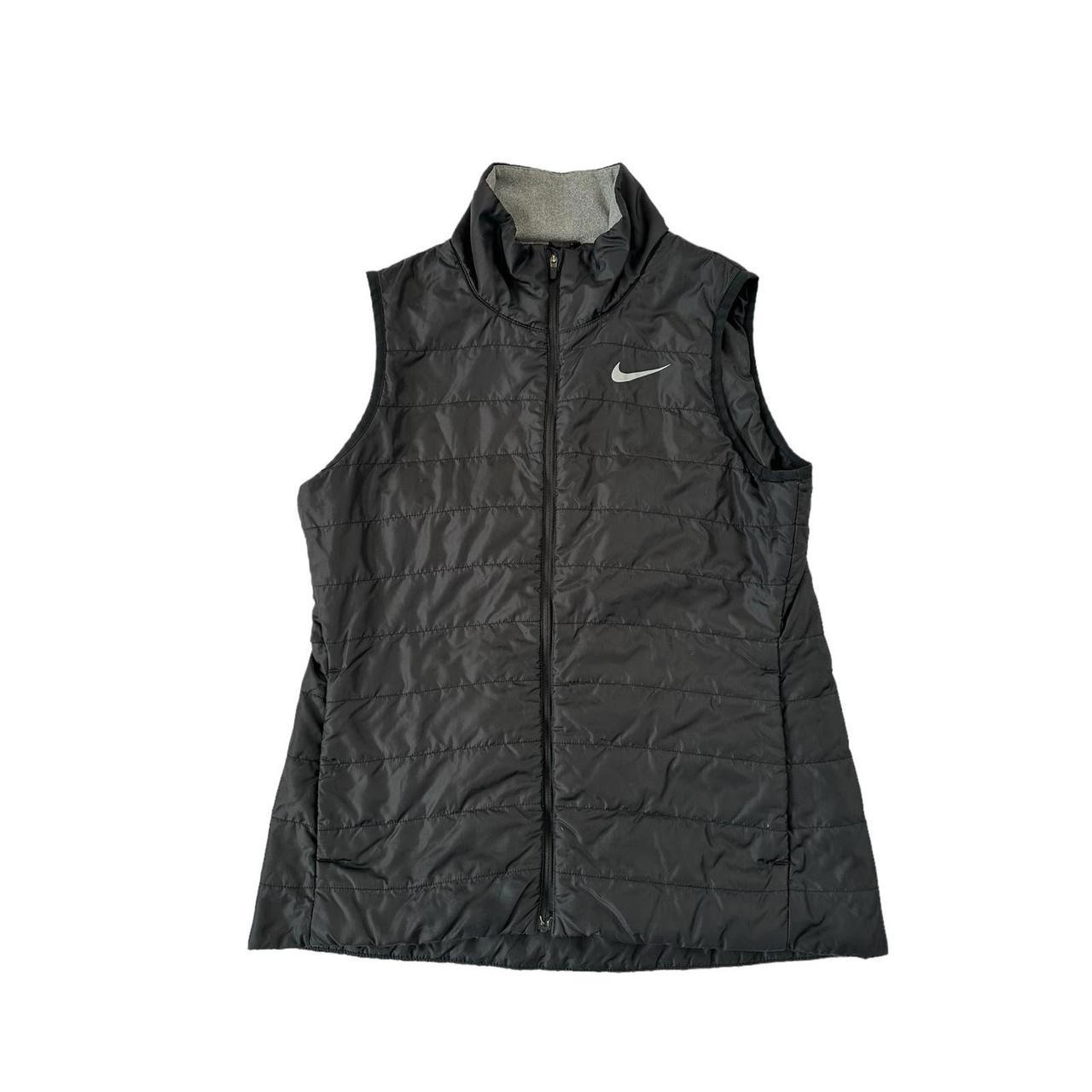 womens black gilet nike