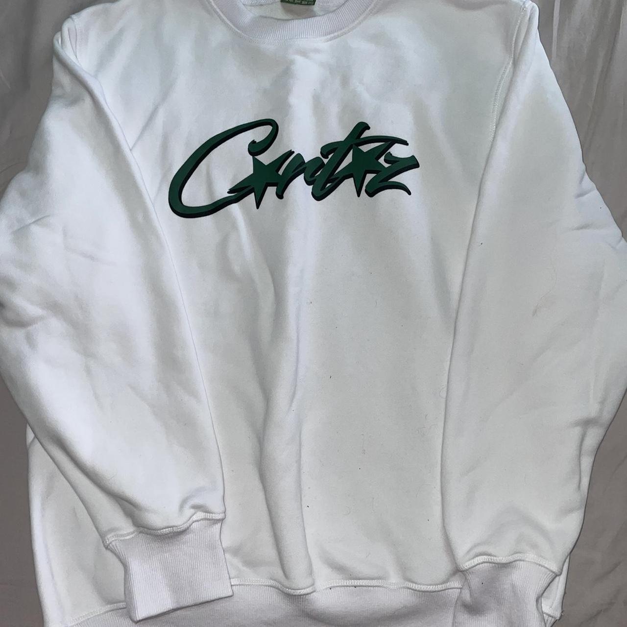 Corteiz Allstarz sweatshirt white/green #corteiz... - Depop